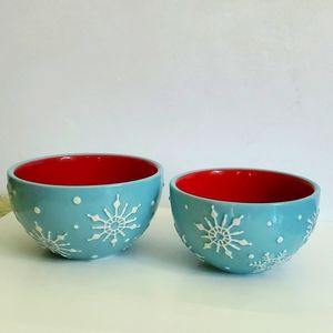 Hallmark Snowflake Decorative Bowls
